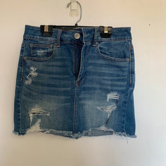 American Eagle Outfitters, denim skirt, size 8 - Picture 1 of 4